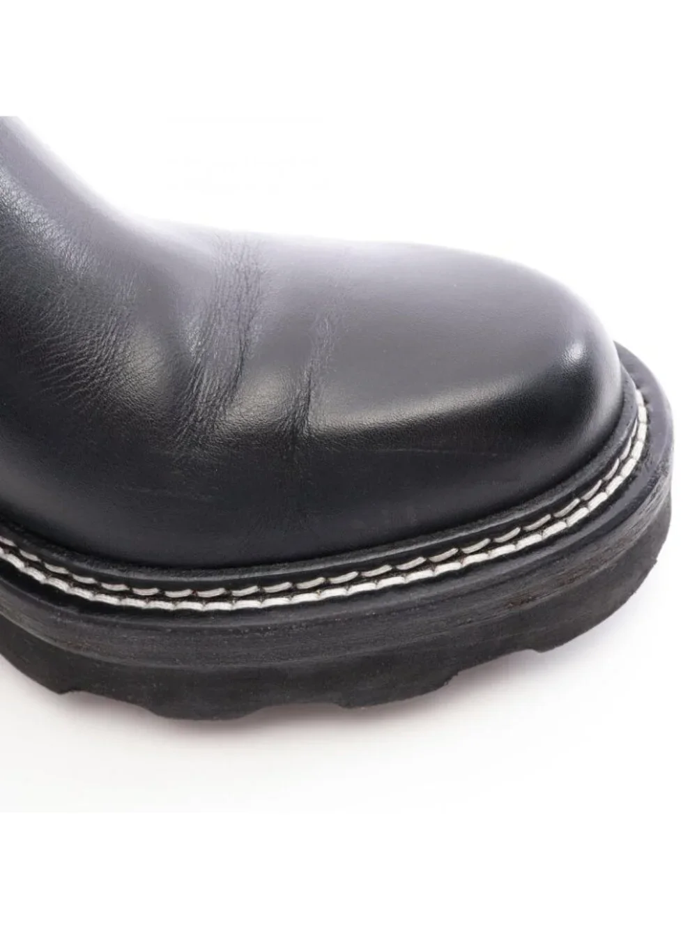 Louis Vuitton Boots Beaubourg Line Monogram Leather Canvas Side Gore